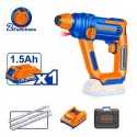 Marteau perforateur Sans-fil SDS-PLUS 1.5J 16mm 20V WADFOW