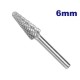 Rape fraise rotative forme Conique EMTOP
