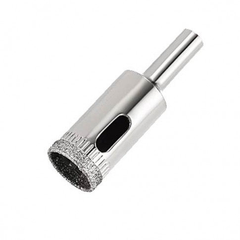 Mèche trépan diamant pour verre et céramique Ø18mm pour perceuses ADEGSO