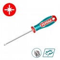 Tournevis Américain Pozidrive PZ1x100 TOTAL