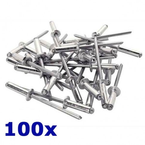 Boîte 100 rivets Aluminium 4,8x30