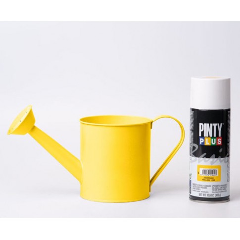 Peinture Synthétique en Spray jaune MAT 400ml PINTY PLUS