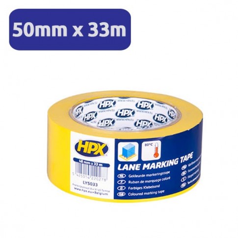 Adhésif de Marquage au sol JAUNE 50mmx33M HPX 9200