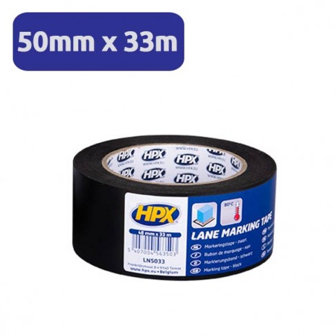 Adhésif de Marquage au sol NOIR 50mmx33M HPX 9200