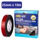 Adhésif double face Extra Fort pour l'automobile et la signalétique 25mmx10M HPX 3200