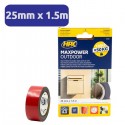 Adhésif double face Extra Fort spécial extérieur 25mmx1.5M HPX 3100