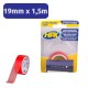 Adhésif double face transparent 19mmx1.5M HPX 1600