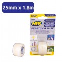 Adhésif Vulcanisant de réparation de tuyaux STRETCH&FUSE 25mmx1.8m HPX 52700