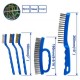 Jeu de 5 brosses métalliques WADFOW WBH4501