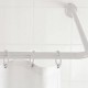 Tringle de rideau de douche de coin 80x80