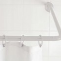 Tringle de rideau de douche de coin 80x80