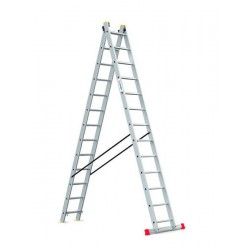 Echelle double en aluminium 2x4m ALUMED