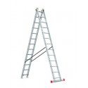 Echelle double en aluminium 2x4m ALUMED