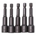 Jeu de 5 porte-douilles magnétisés 8mm HARDEN