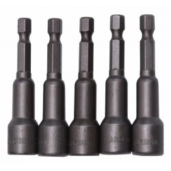 Jeu de 5 porte-douilles magnétisés 17mm HARDEN