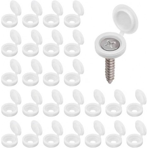 Pack de 25 cache-vis BLANC