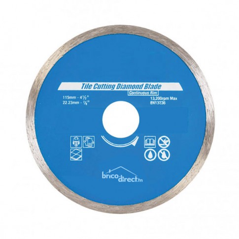 Disque Diamant pour céramique et faïence 115mm