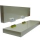 Taquet d'assemblage d'angle à Vis Blanc