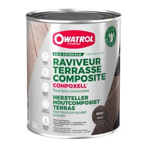 Revitaliseur pour bois composite Marron OWATROL COMPOCARE
