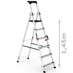scabeau Aluminium 6 marches Professionnel CAGSAN HA105