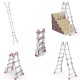 Echelle Multifonctions 4x4 4.17m en aluminium évasée CAGSAN