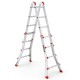Echelle Multifonctions 4x4 4.17m en aluminium évasée CAGSAN