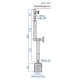 Base magnétique 80Kgf pour Comparateur à cadran INSIZE