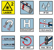 Inclinometre Laser Bosch