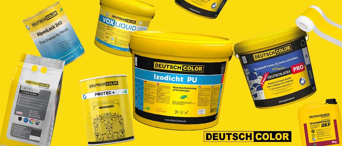 Les produits de la gamme DeutschColor disponibles sur Brico-direct.tn 