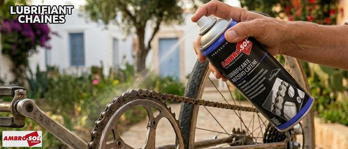 Lubrifiant sp&eacute;cial cha&icirc;nes 400ml AMBRO-SOL